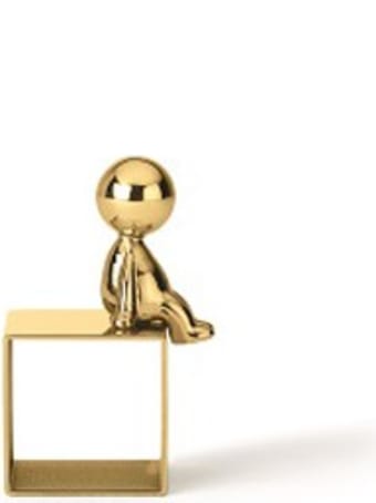 Ghidini 1961 Omini - Napkin Holder 4 Polished Brass