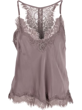 Gold Hawk 'lucy' Silk Tank Top