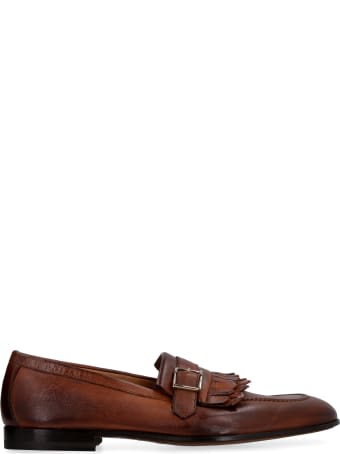 Doucal's Fringed Leather Loafers