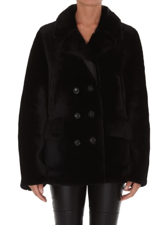 Yves Salomon Ironed Fur Jacket