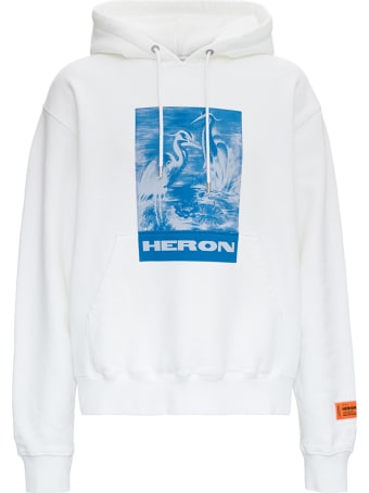 HERON PRESTON Hoodie Heron Litho