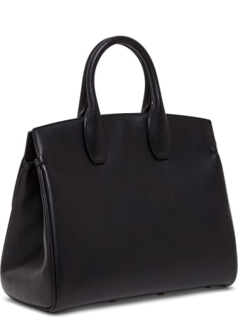 Salvatore Ferragamo The Studio Handbag In Black Leather