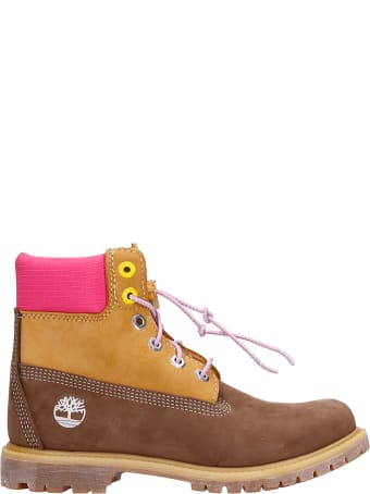 Timberland Combat Boots In Leather Color Suede