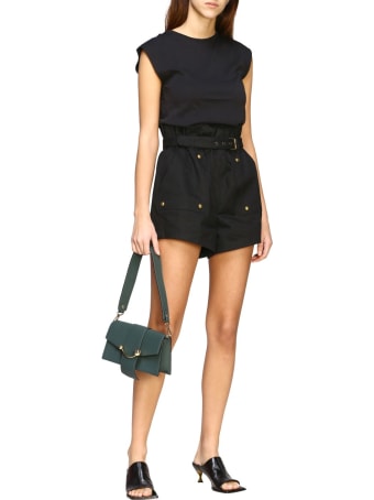 Strathberry Mini Bag Strathberry Mini Crescent Leather Shoulder Bag