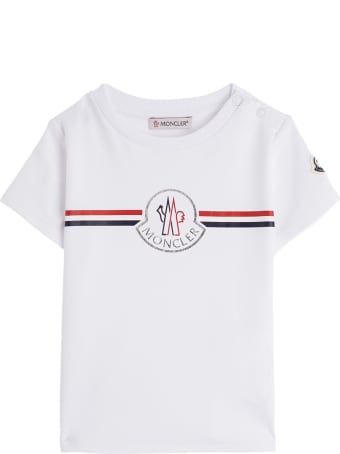 Moncler Jersey T-shirt With Front Logo Print