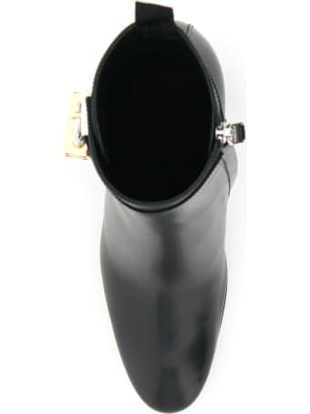 Givenchy Lock Leather Ankle Boots