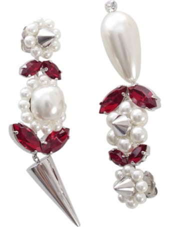 Simone Rocha Pearl & Spike Earring
