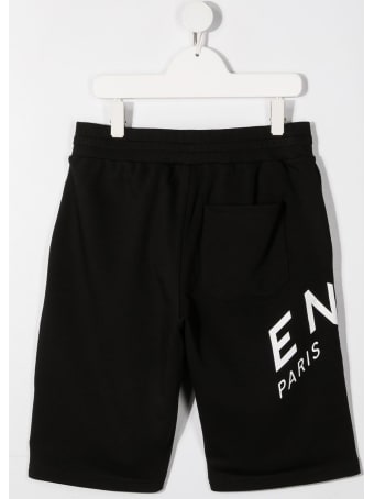 Givenchy Jersey Bermuda With Contrasting Logo Print