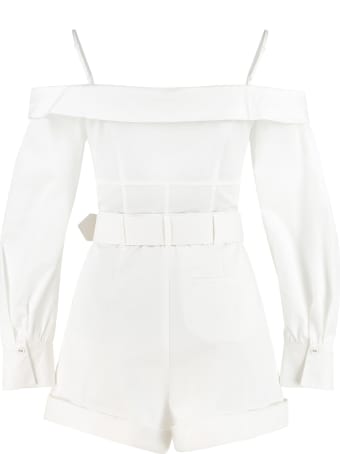 self-portrait Lace Detail Jumpsuit