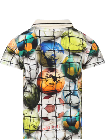 Molo Multicolor ''ren'' Polo Shirt For Boy