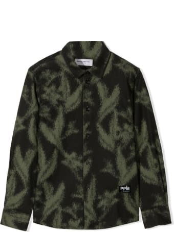 Paolo Pecora Black Linen/flax-cotton Blend Shirt