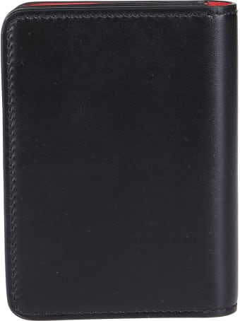 Alexander McQueen Black Leather Cardholder