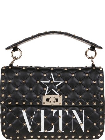 Valentino Spike Medium Shoulder Bag