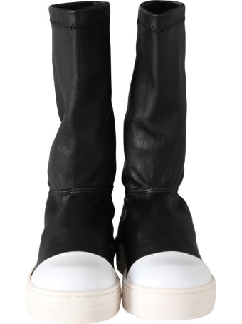 Cinzia Araia Black Boots For Kids