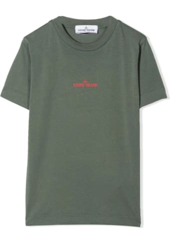 Stone Island Green Cotton T-shirt