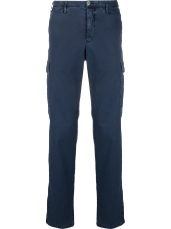 PT01 Blue Cotton Cargo Pants