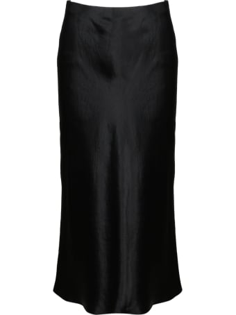 Vince Side Slit Slip Skirt