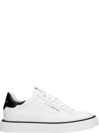 John Richmond Sneakers In White Leather