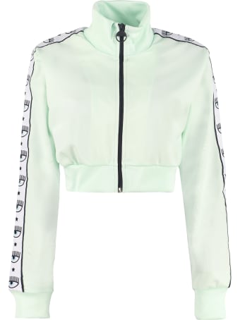Chiara Ferragni Cropped Full Zip Sweatshirt