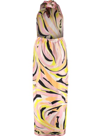 Emilio Pucci Printed Silk Beach Dress