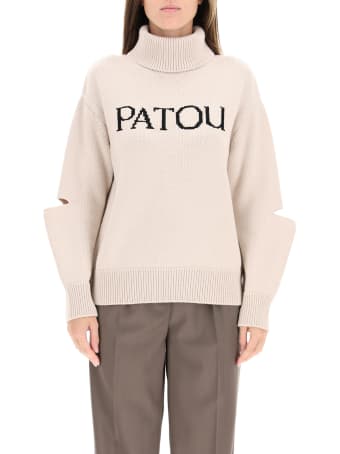 Patou Logo Intarsia Sweater