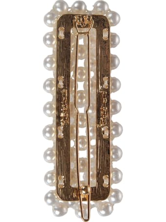Shrimps Beaded Hair Barette