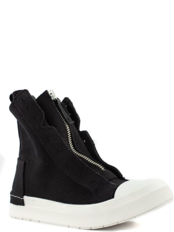 Cinzia Araia High-top Sneaker In Black Cotton