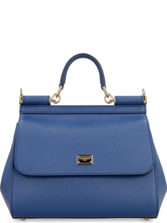 Dolce & Gabbana Sicily Leather Handbag