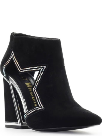 Kat Maconie Black Suède Dusty Ankle Boot