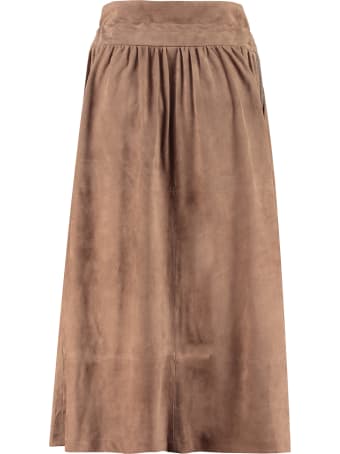 Fabiana Filippi Suede Skirt