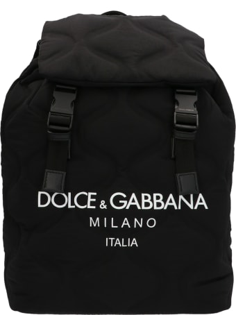Dolce & Gabbana Logo-print Quilted Backpack