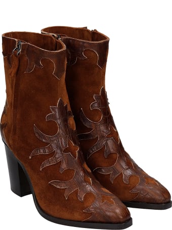 The Seller Texan Ankle Boots In Leather Color Suede