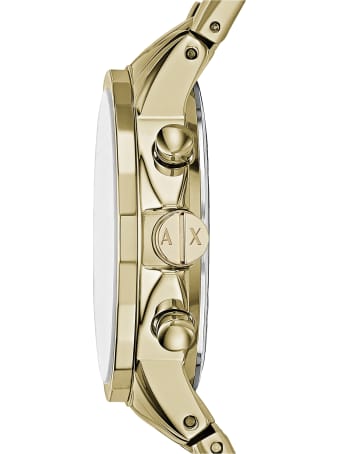 Armani Collezioni Armani Exchange Lady Banks Gold Tone Chronograph Women's Watch