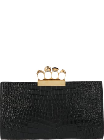 Alexander McQueen 'skull Four Rings' Clutch