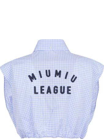 Miu Miu Back Logo Detail Tank Top