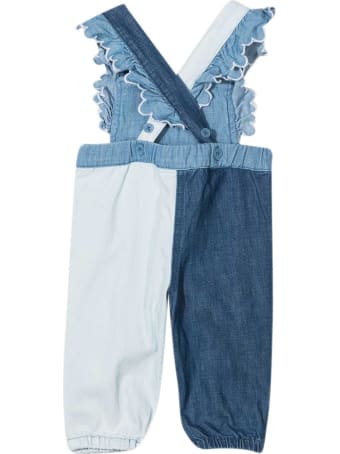 Stella McCartney Kids Dungarees In Denim