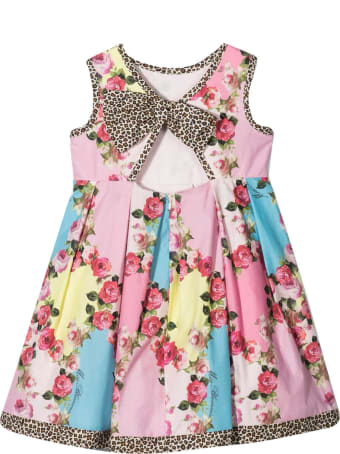 Miss Blumarine Sleeveless Floral Dress