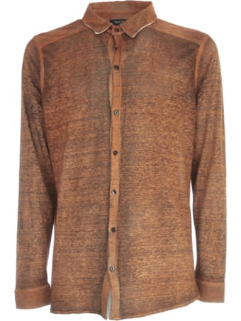 Avant Toi Linen Shirt With Shadows