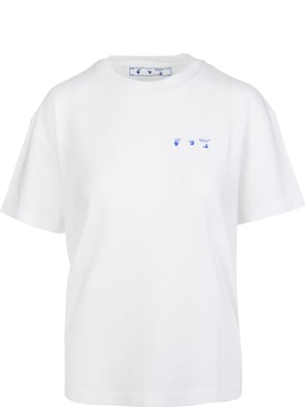 Off-White Woman Flower Arrow White T-shirt