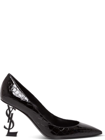 Saint Laurent Opyum Pumps In Coconut Print Patent Leather
