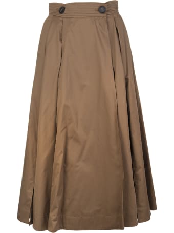 Max Mara Brown Pueblo Skirt