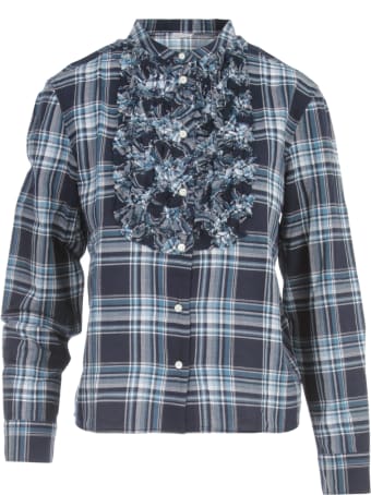 Aspesi Guru Neck Shirt W/rouches