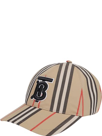Burberry Cappello Stripe Tb Baseball
