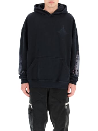 Rhude Neon Flame Hoodie