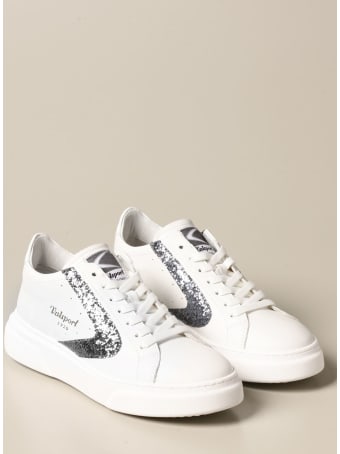 Valsport Shoes Tournament Up Valsport Sneakers In Leather With Glitter Detail