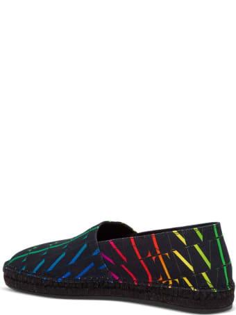 Valentino Garavani Black Cotton Vltn Espadrilles