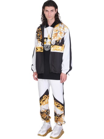 Versace Pants In White Polyester