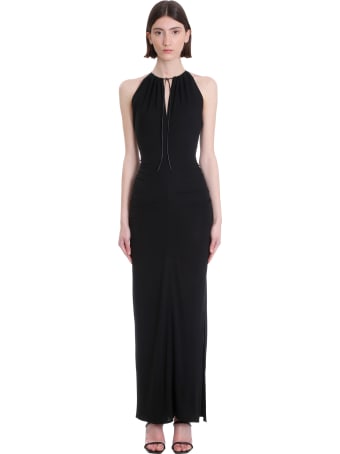 Helmut Lang Dress In Black Viscose