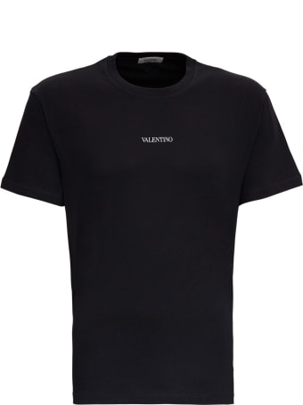 Valentino Jersey T-shirt With Logo Print