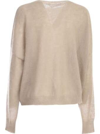 Liviana Conti Mohair Sweater L/s Crew Neck